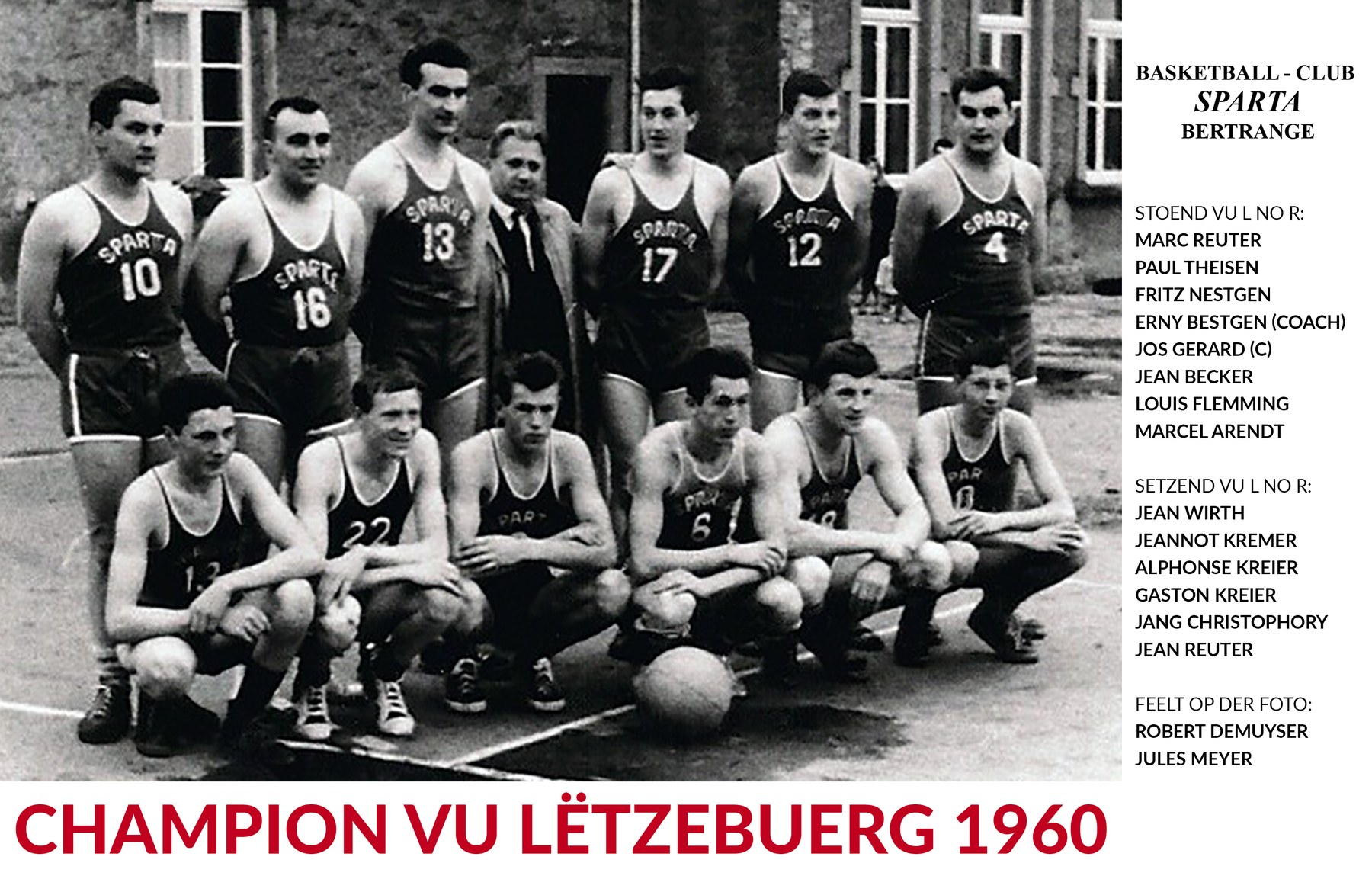 Équipe championne 1960