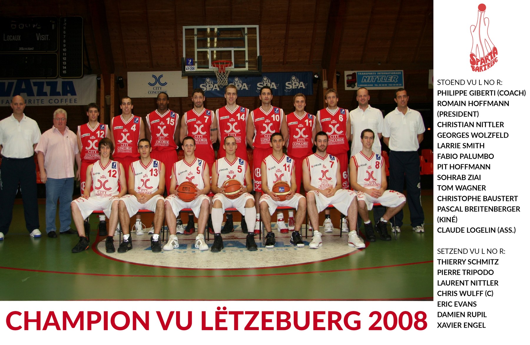 Équipe championne 2008
