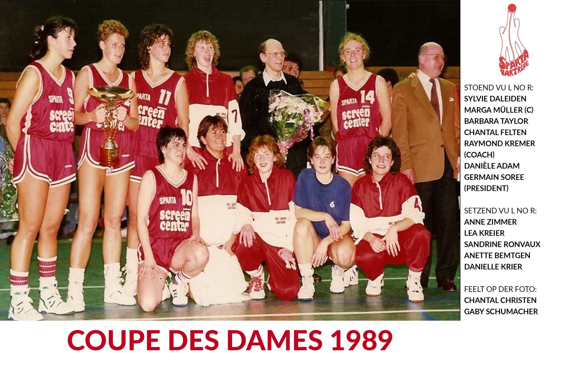 Équipe vainqueur de la Coupe 1989