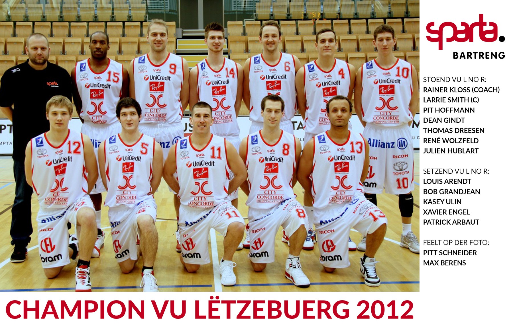 Équipe championne 2012