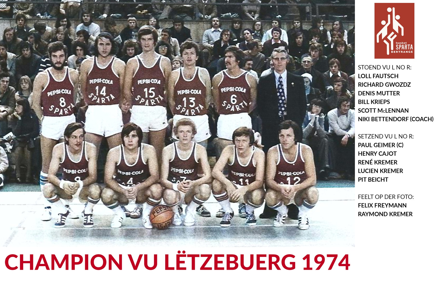 Équipe championne 1974