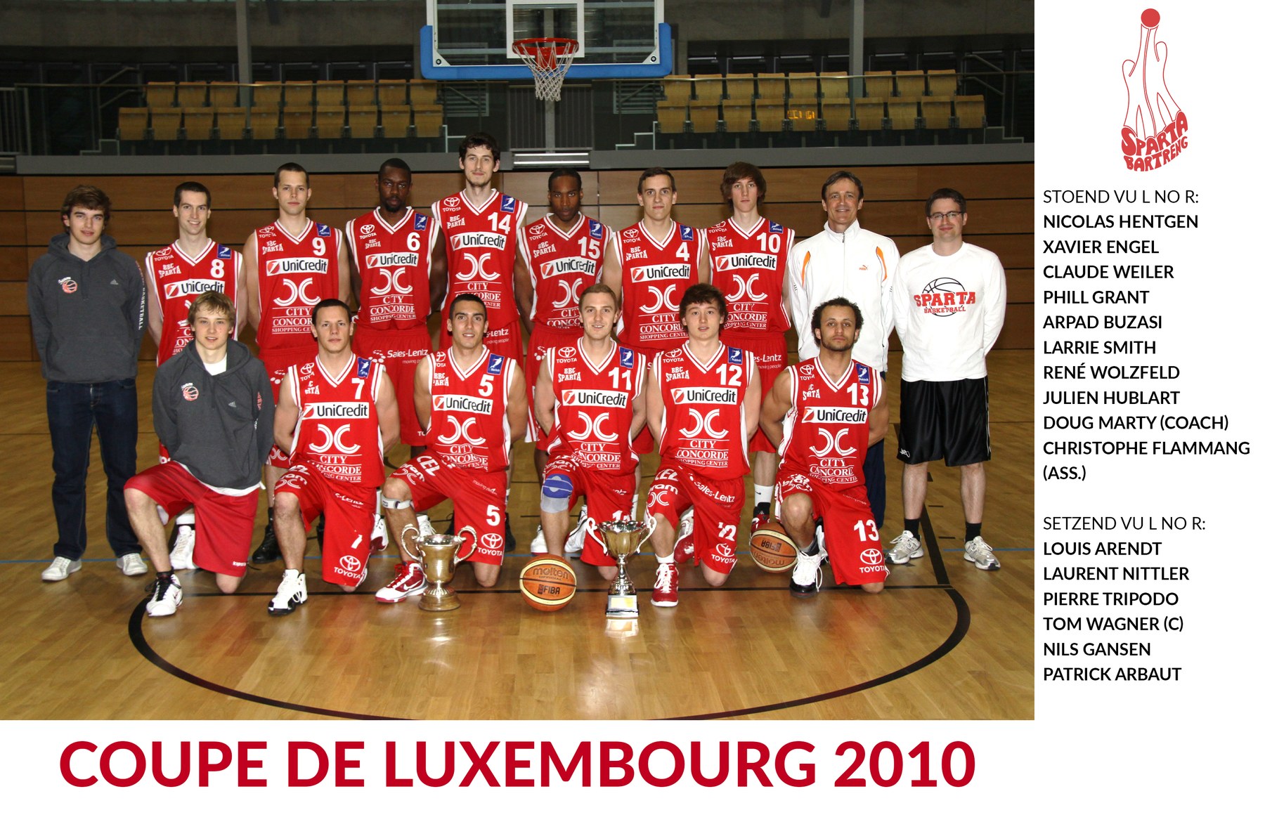 Équipe vainqueur de la Coupe 2010