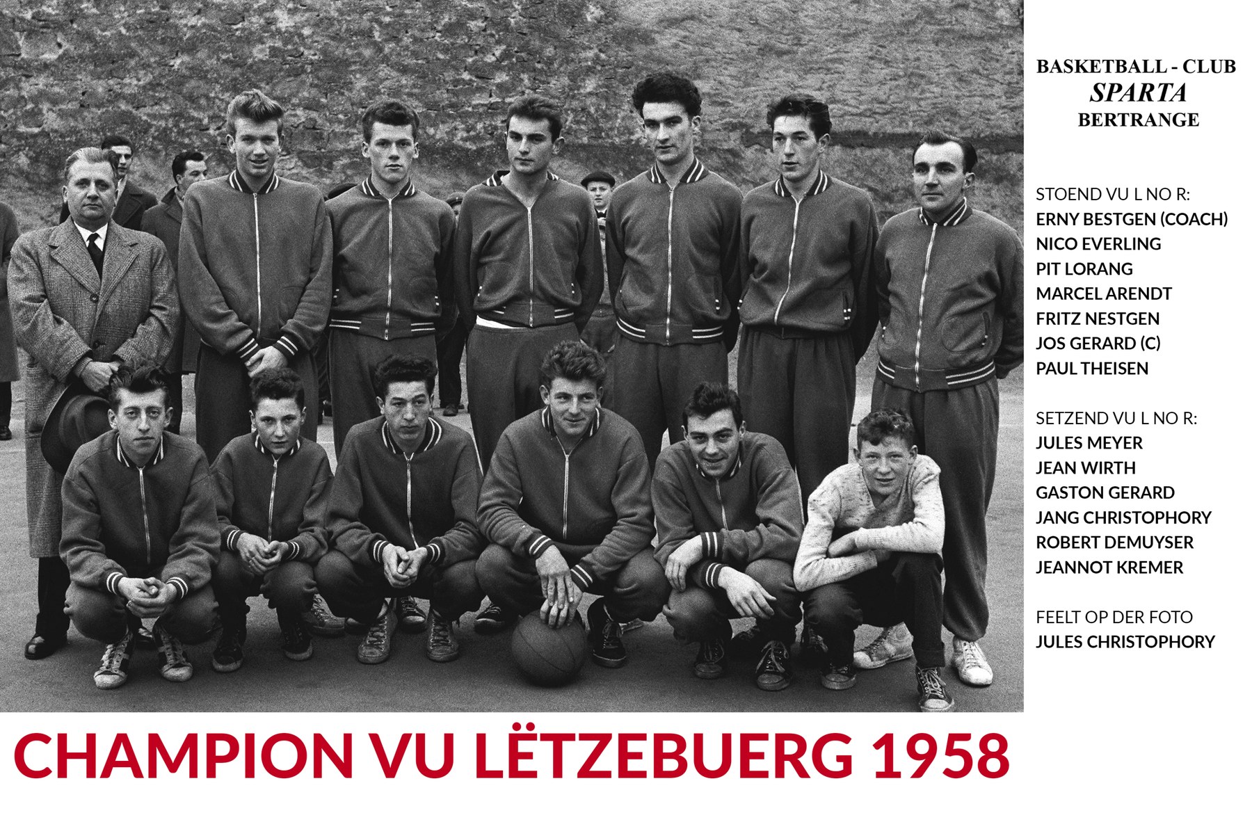 Équipe championne 1958